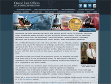 Tablet Screenshot of helicopterlawyers.com